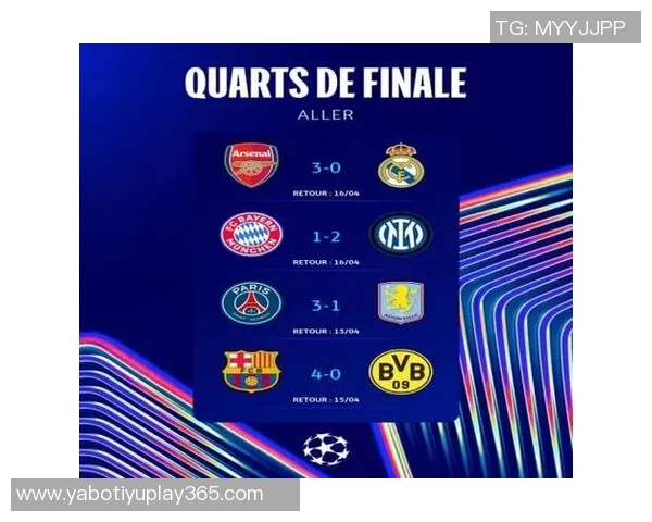 欧冠夺冠赔率更新：阿森纳领跑拜仁紧随其后巴萨皇马分列第五第六位